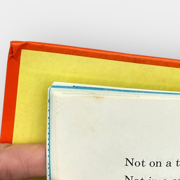 Green Eggs and Ham Dr Seuss 1960 Beginner Books Vintage Hardcover Kids Story - Picture 10 of 10